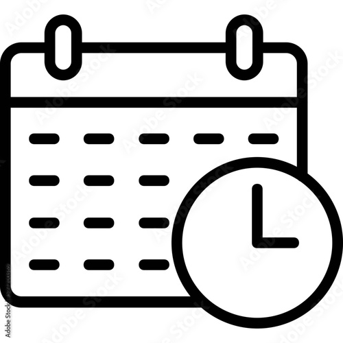 Timetable Vector Icon