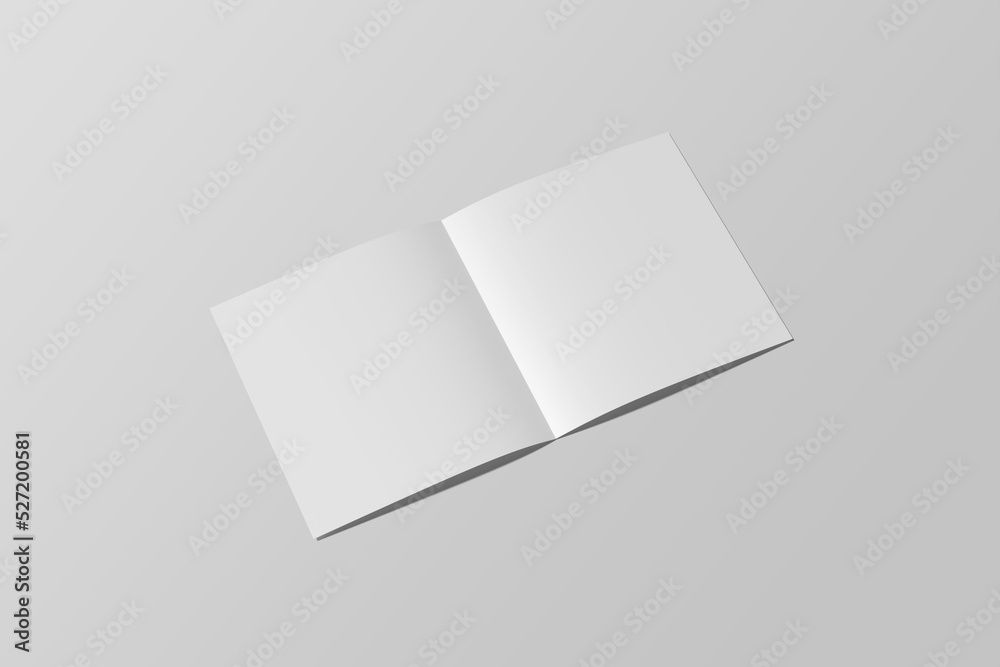 Square Bifold Blank Mockup for Elegant Brochure Square Bifold Blank Mockup for Elegant Brochure
