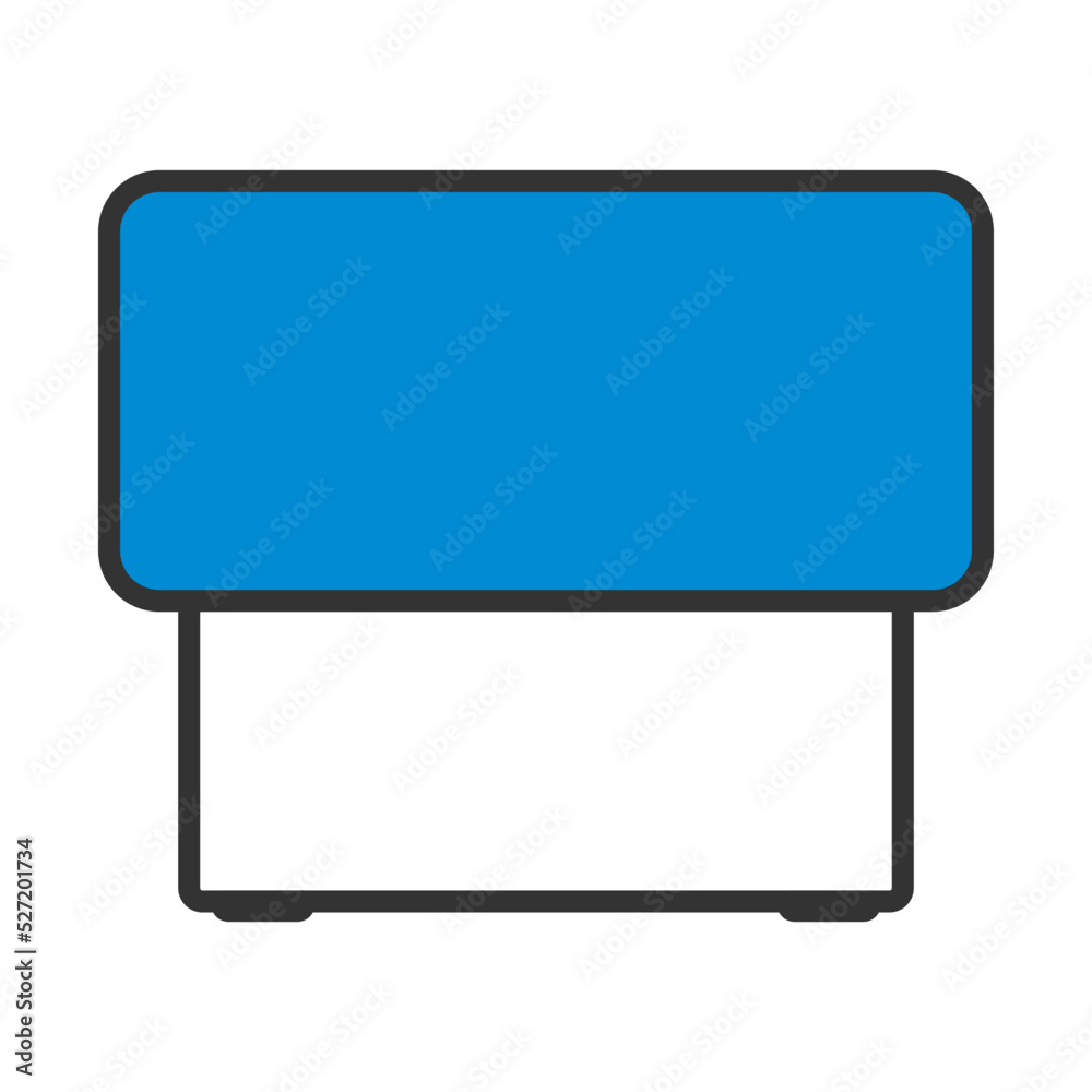 Obraz premium Bedroom Pouf Icon