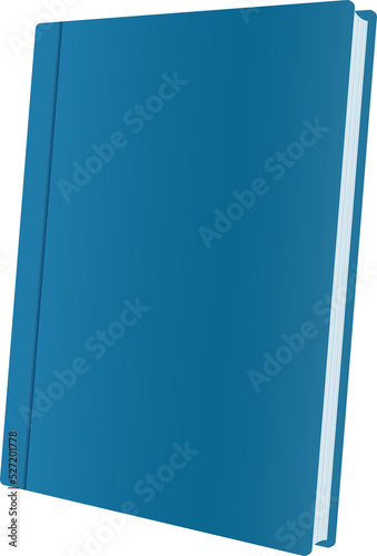 Book Mock Up Template isolated transparent background.