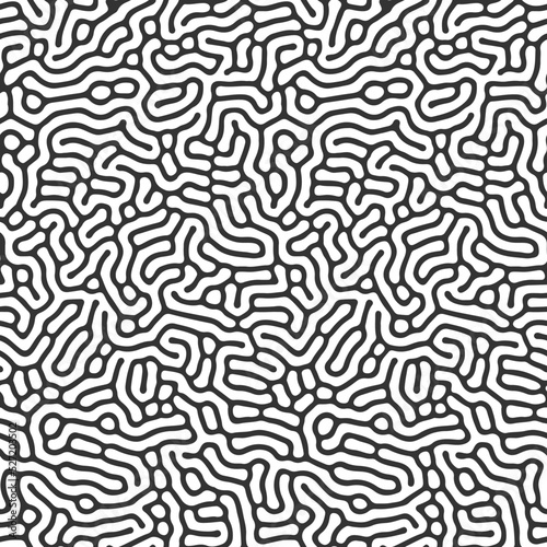 Abstract seamless pattern. Organic curves. Organic seamless pattern.