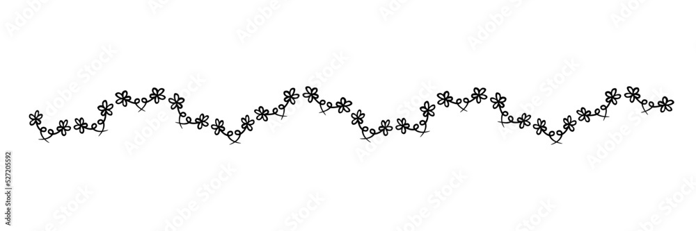 floral line element
floral line element