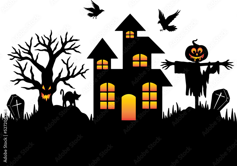 Halloween Scary Background
