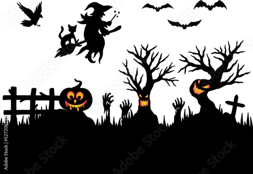 Halloween Scary Background 