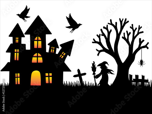 Halloween Scary Background 