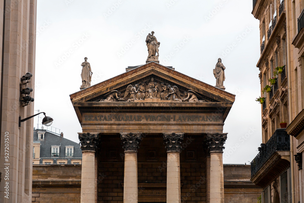The Church of Notre-Dame-de-Lorette is a neoclassical church in Paris, France