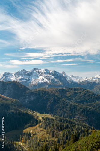 Berchtesgaden Alps view from Jenner mountain