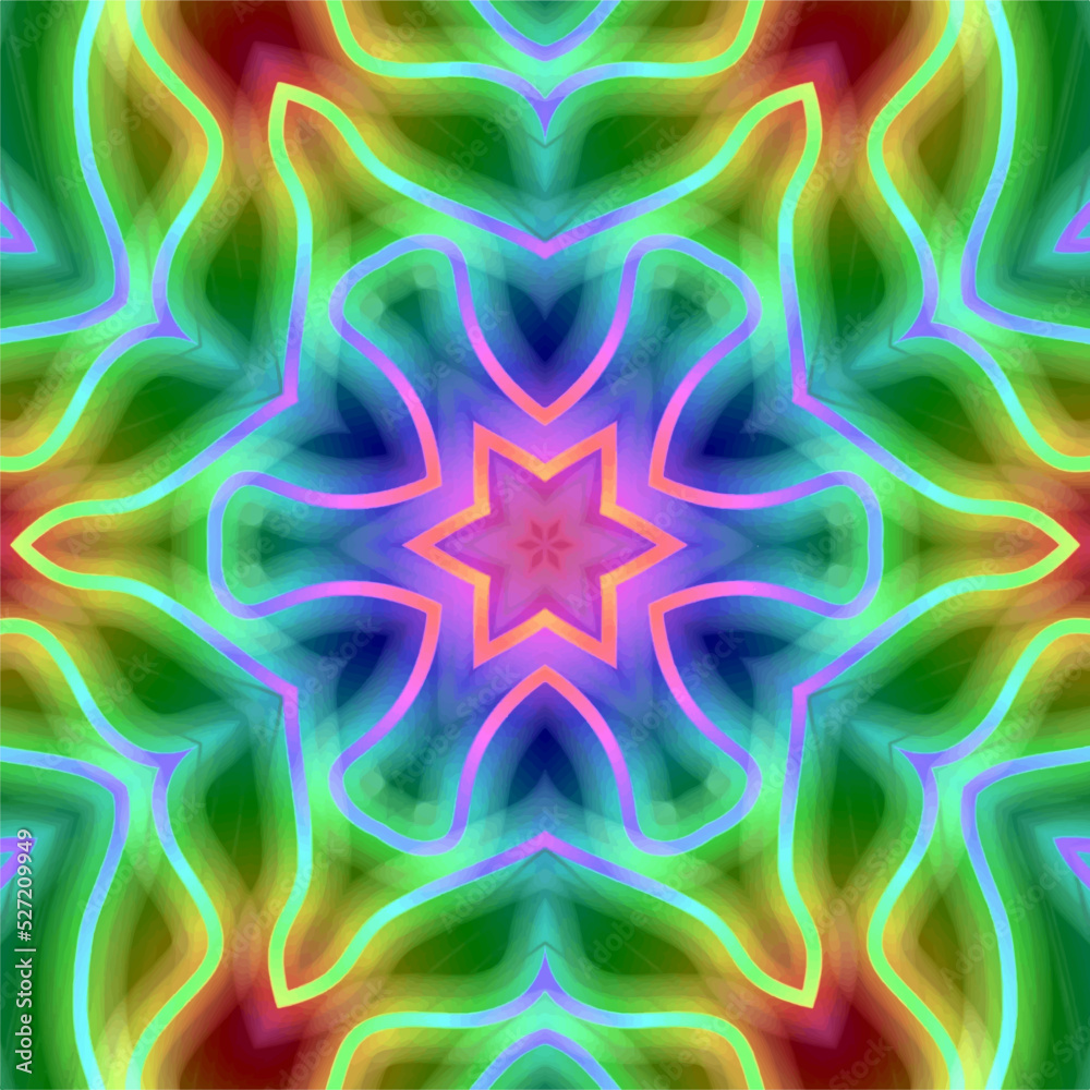 Abstract kaleidoscope background. Beautiful kaleidoscope seamless pattern. Multicolor mosaic texture. Seamless kaleidoscope texture. Unique kaleidoscope design Abstract kaleidoscope background. Beautiful kaleidoscope seamless pattern. Multicolor mosaic texture. Seamless kaleidoscope texture. Unique kaleidoscope design