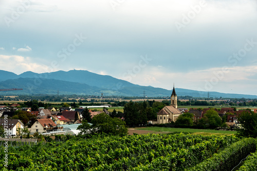 Panorama view of Tunsel, District of Bad Krozingen