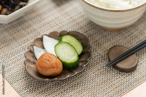 食事・漬物・小鉢・和食・日本食 photo