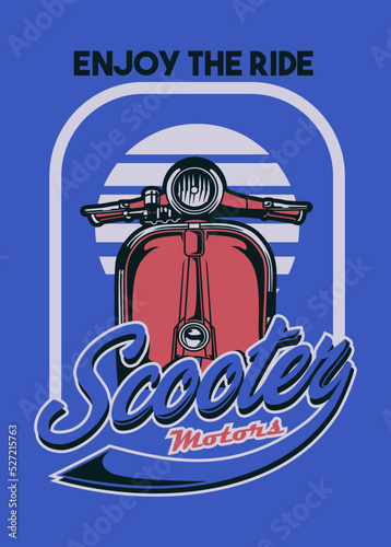 RED CLASSIC SCOOTER
