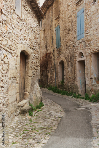 Fototapeta Naklejka Na Ścianę i Meble -  View of the Vaison la Romaine village in Provence, France
