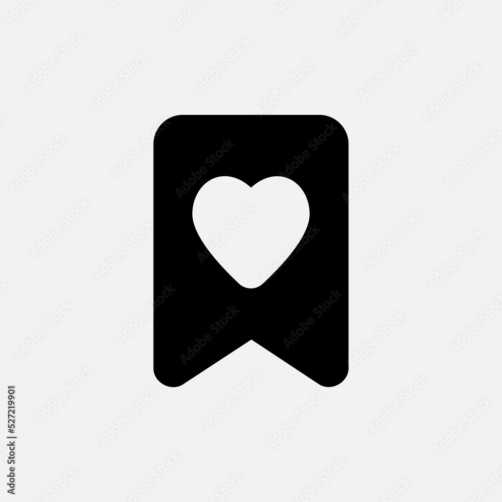 Bookmark icon in solid style about user interface, use for website mobile app presentation Bookmark icon in solid style about user interface, use for website mobile app presentation
