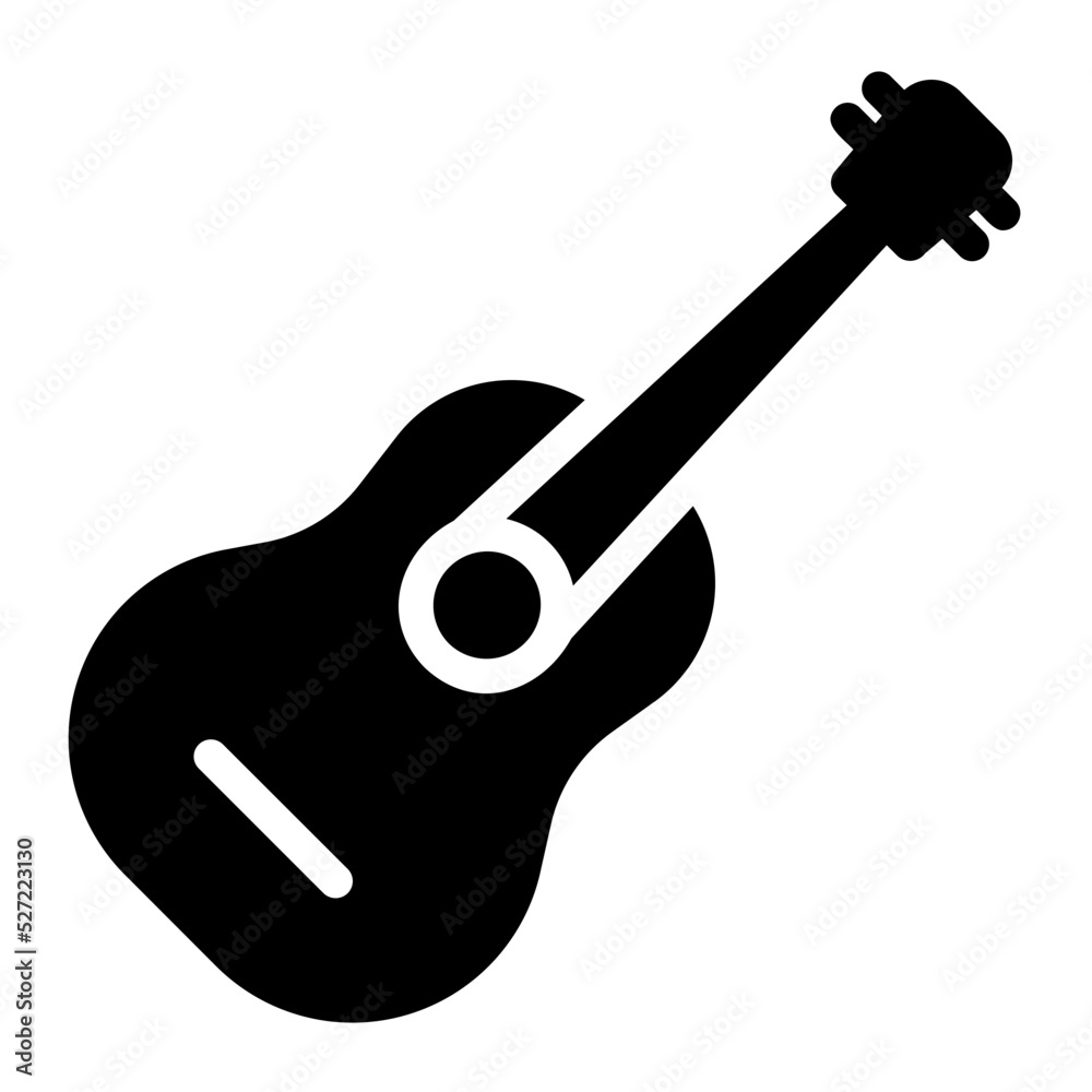 guitar glyph icon guitar glyph icon
