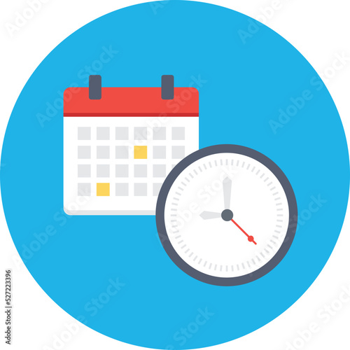 Timetable Vector Icon