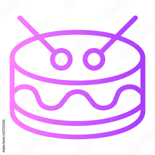 drum gradient icon