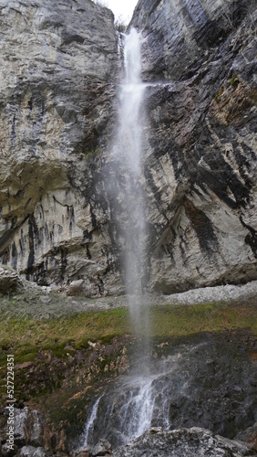 beautiful waterfall called Cascada Vânturătoarea in National park Nationalpark Domogled-Valea Cernei