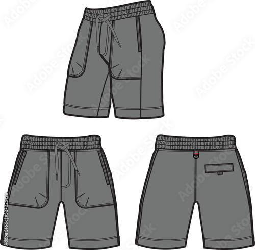Sport suits design template, sweat pant, jogging