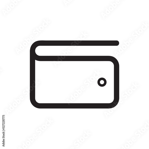 Wallet icon. Finance icon. Business Icon. Money sign. Personal purse icon. SVG vector illustration. 