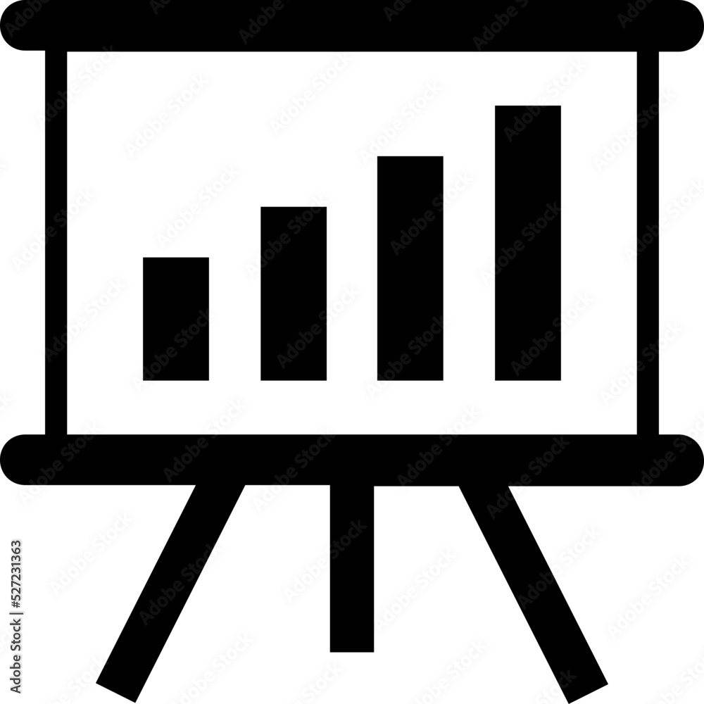 Graphic Presentation Vector Icon