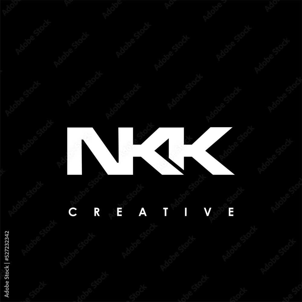 NKK Letter Initial Logo Design Template Vector Illustration NKK Letter Initial Logo Design Template Vector Illustration
