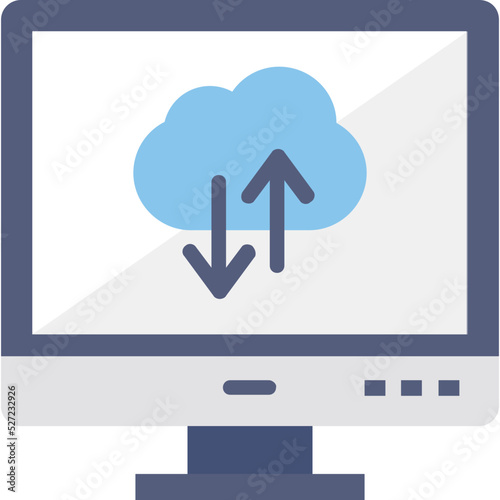 Cloud Computing Vector Icon