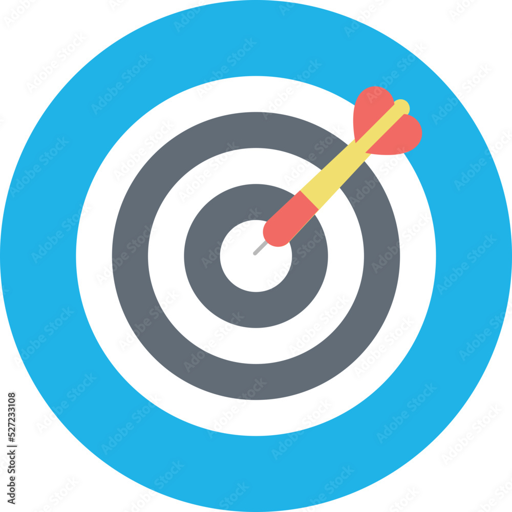 Dartboard Vector Icon Dartboard Vector Icon