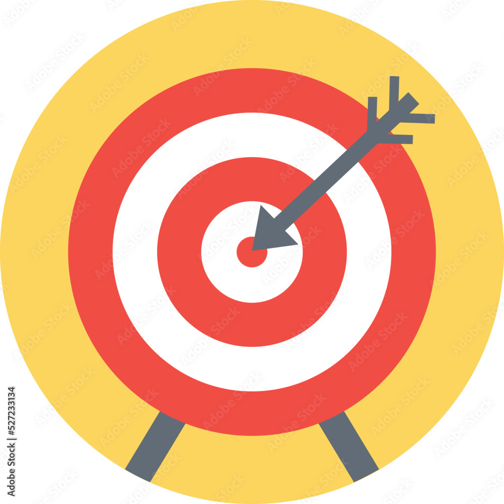Dartboard Vector Icon Dartboard Vector Icon