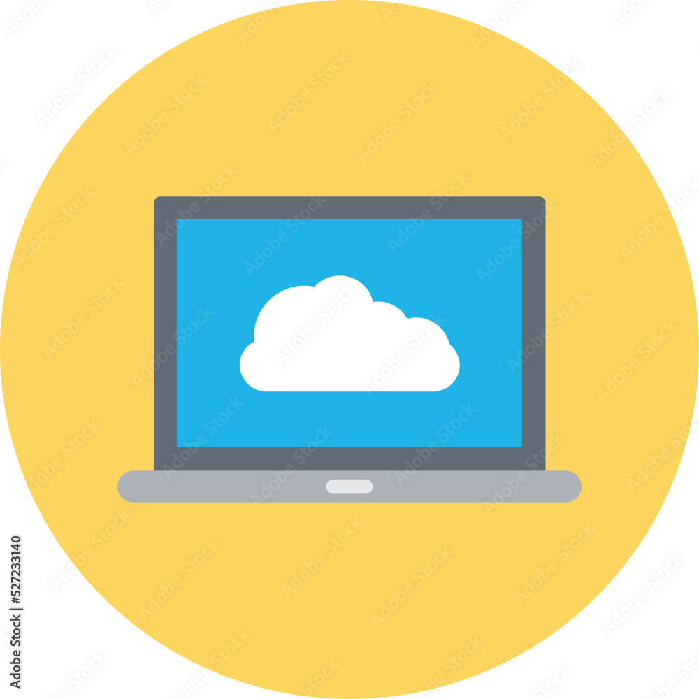 Cloud Computing Vector Icon Cloud Computing Vector Icon