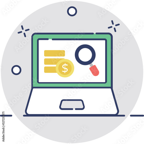 Make Money Online Vector Icon