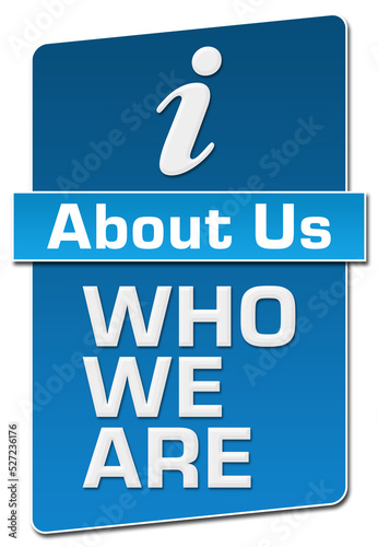 About Us Who We Are Blue Separator Vertical 