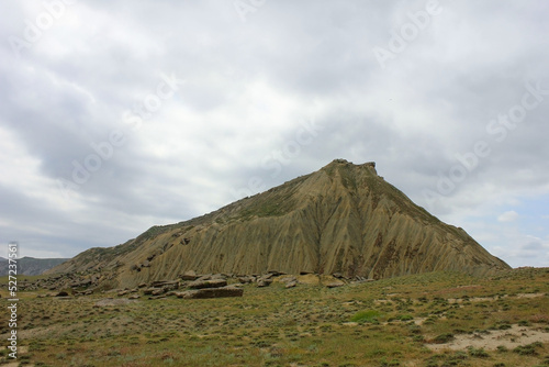 Endless mountains of Gobustan.