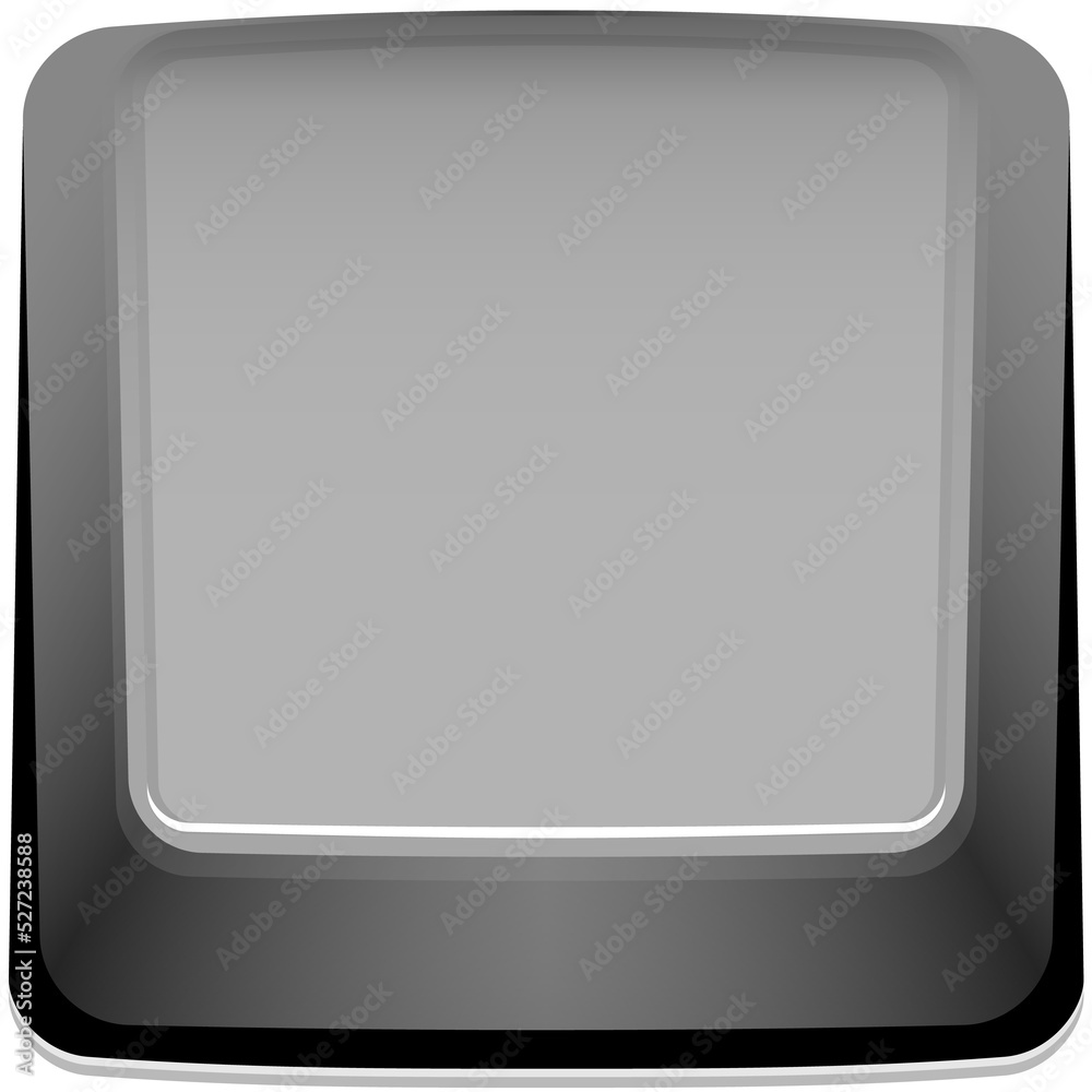 Gray Computer Keyboard Button Gray Computer Keyboard Button