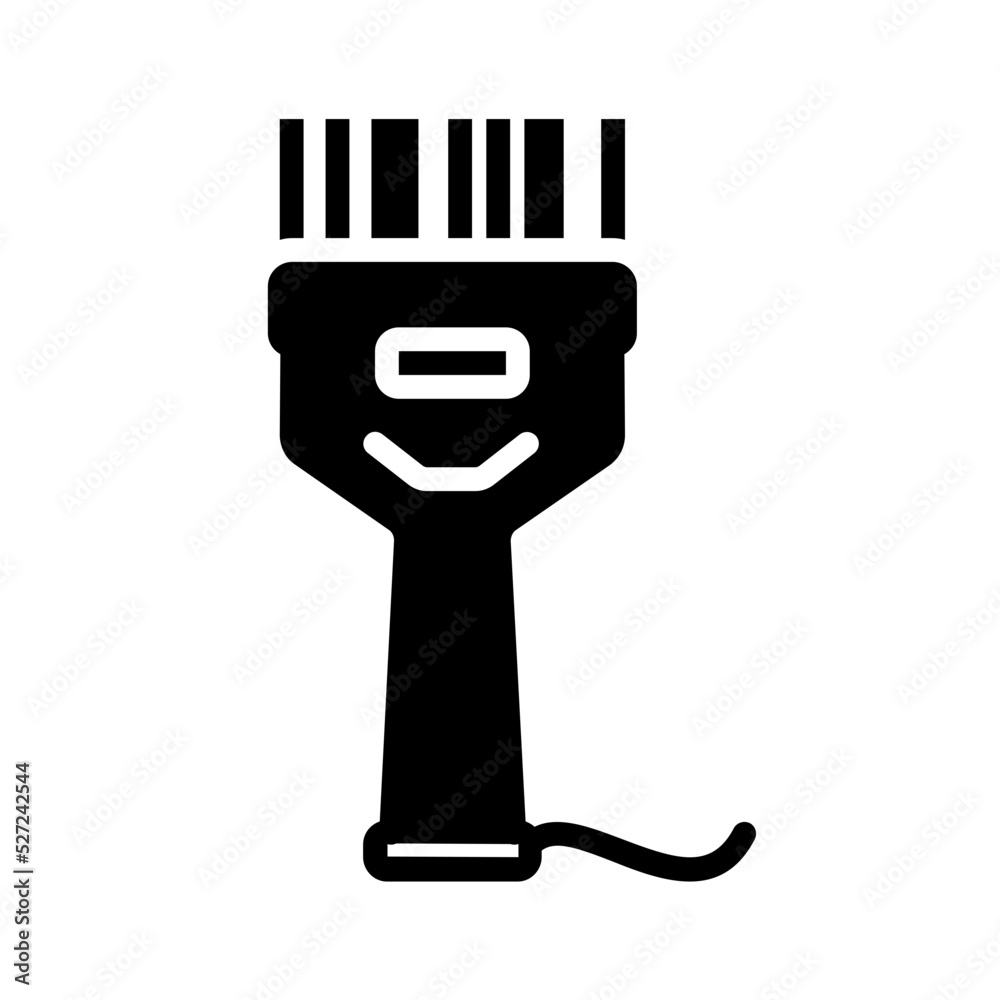 Solid icon for Barcode scanner Solid icon for Barcode scanner