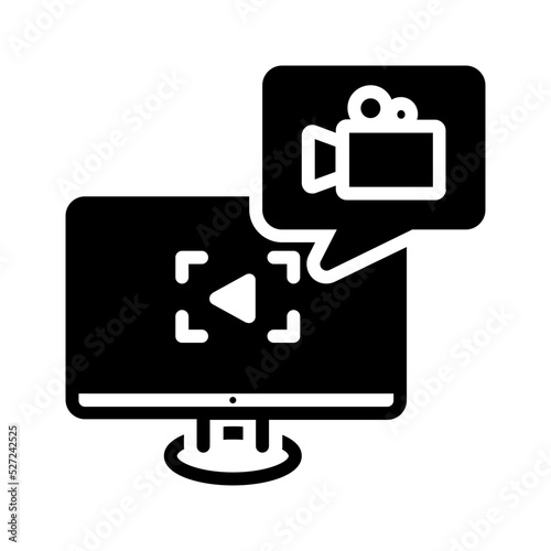 Solid icon for Video editing
