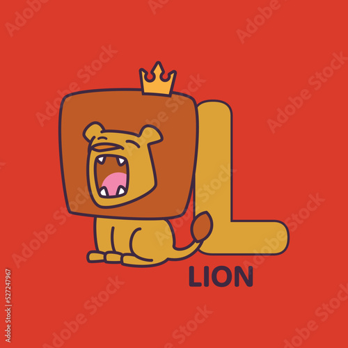 Alphabet L Lion