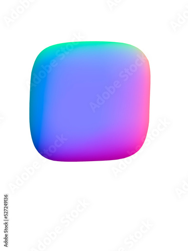 3d Abstract Colorful liquid Shapes