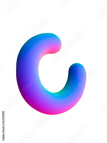 3d Abstract Colorful liquid Shapes