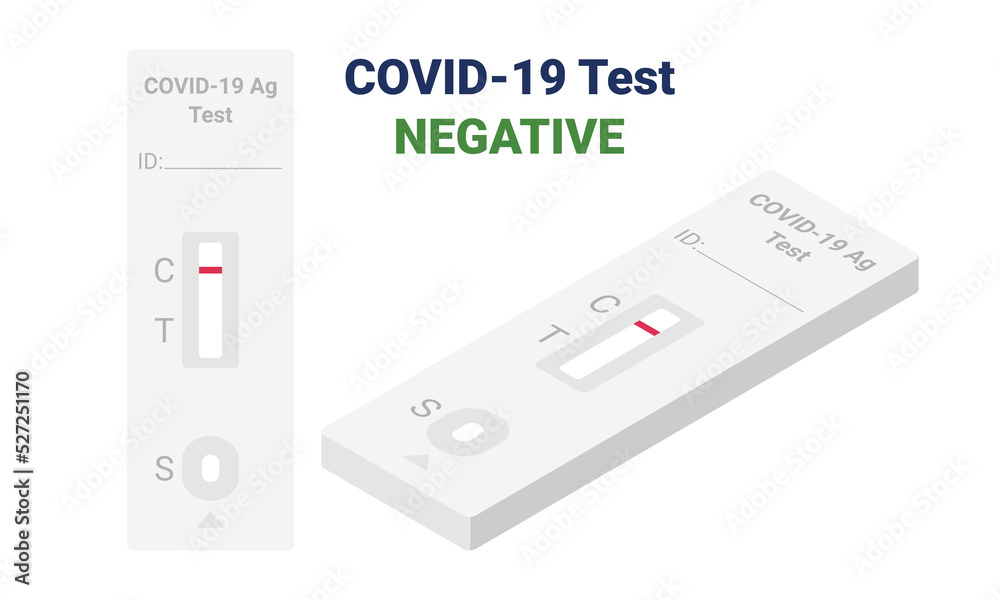 COVID-19 rapid test kit showing negative result flat design clipart. Antigen detection kit 1 stripe result isometric vector illustration. Plastic self test kit for SARS-COV-2 detection cartoon style COVID-19 rapid test kit showing negative result flat design clipart. Antigen detection kit 1 stripe result isometric vector illustration. Plastic self test kit for SARS-COV-2 detection cartoon style