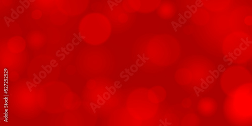red Christmas background with bokeh