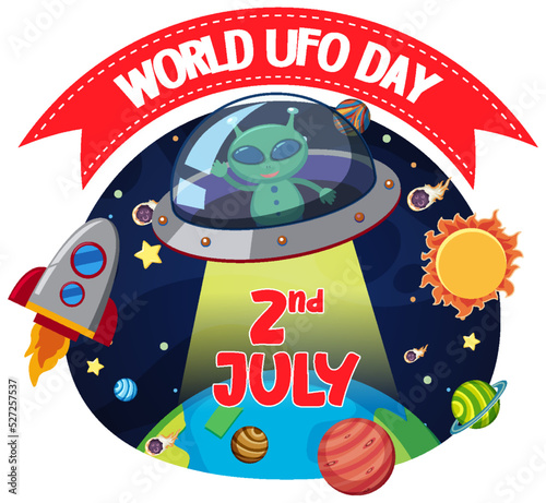 World UFO Day Poster Design
