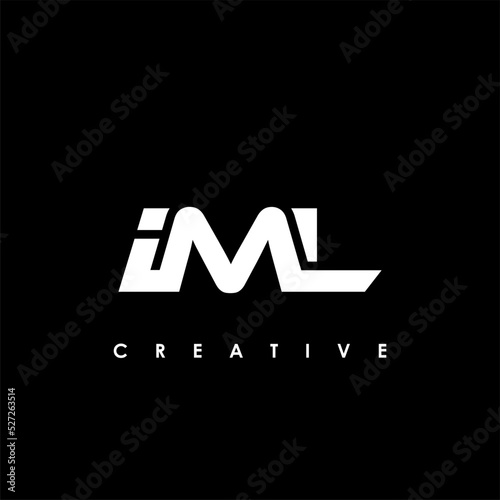 IML Letter Initial Logo Design Template Vector Illustration
