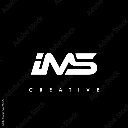 IMS Letter Initial Logo Design Template Vector Illustration photo