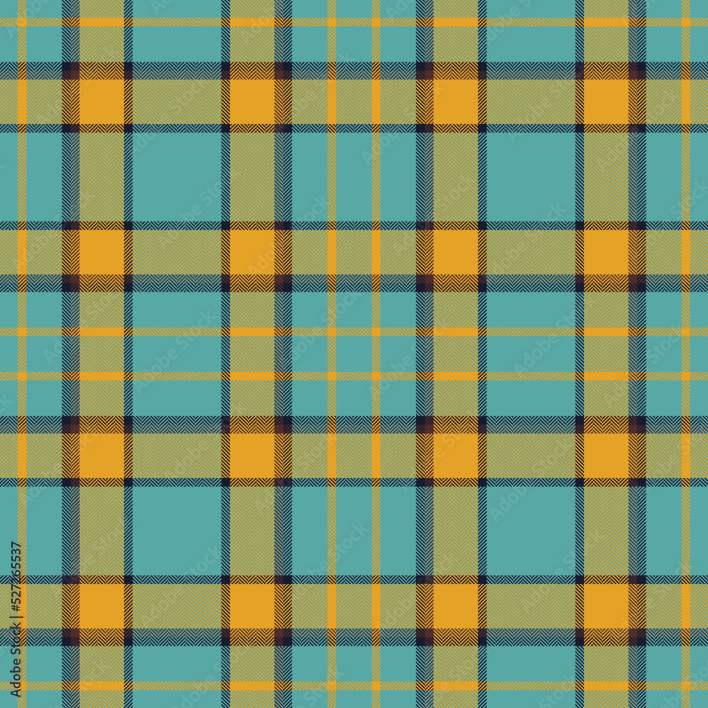 Plaid seamless pattern in green. Check fabric texture. Vector textile print. Plaid seamless pattern in green. Check fabric texture. Vector textile print.