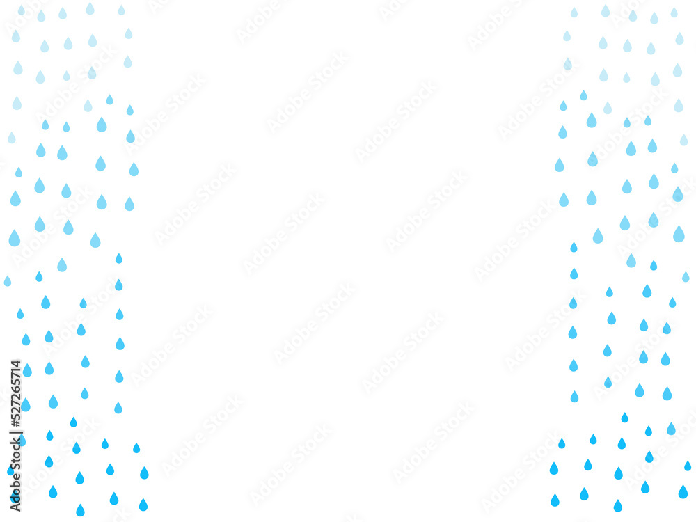 Gradient frame of random raindrops Gradient frame of random raindrops