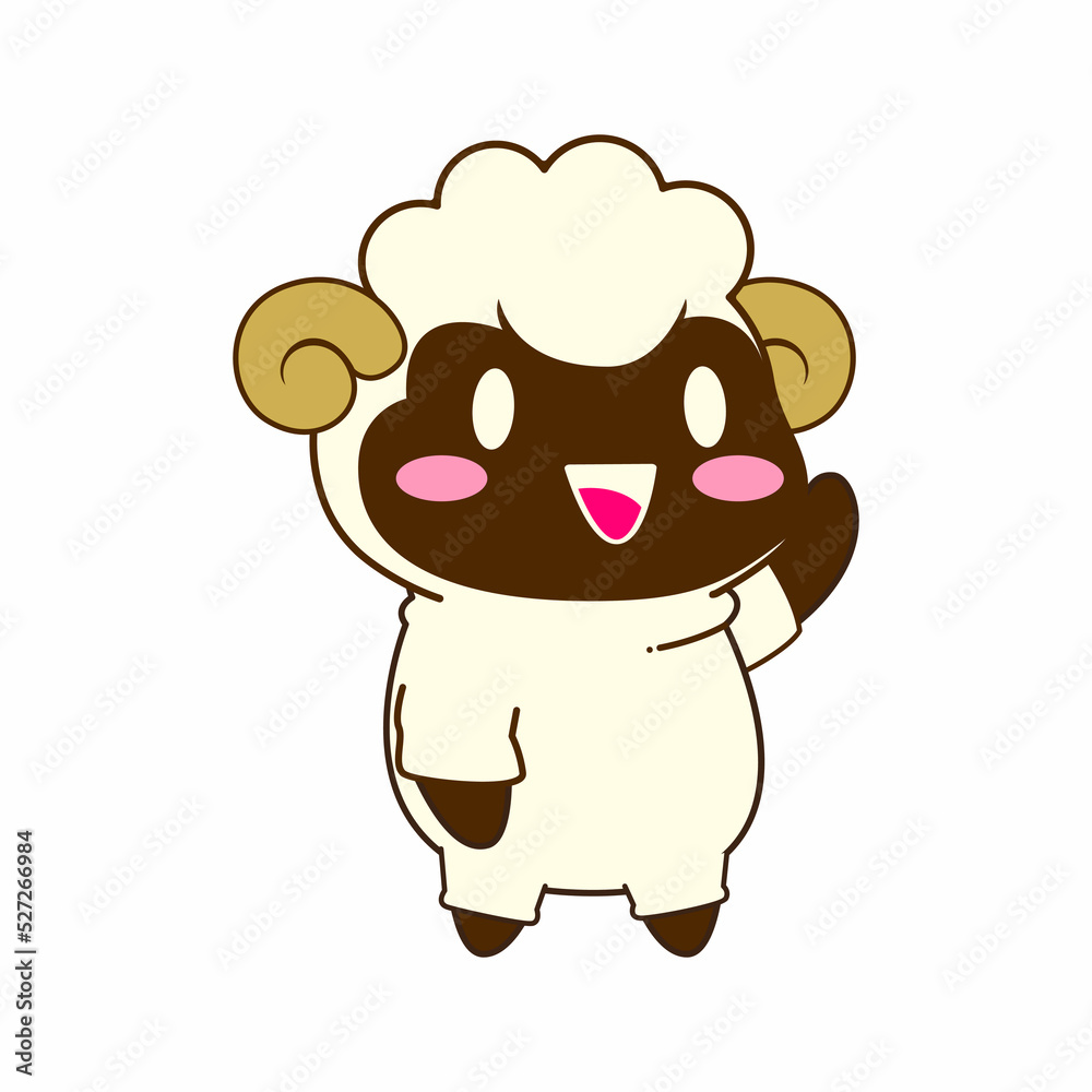 cute little sheep vector illustration, sheep vector set cute little sheep vector illustration, sheep vector set
