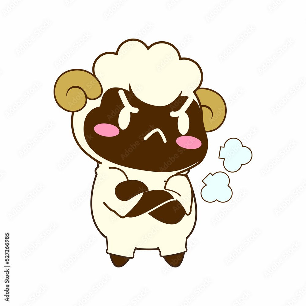 cute little sheep vector illustration, sheep vector set cute little sheep vector illustration, sheep vector set