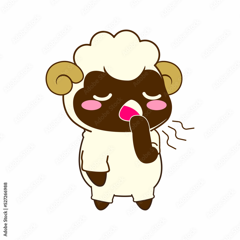 cute little sheep vector illustration, sheep vector set cute little sheep vector illustration, sheep vector set
