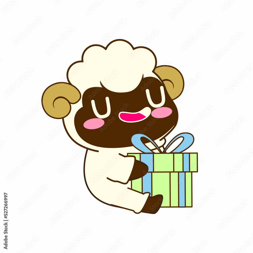 cute little sheep vector illustration, sheep vector set cute little sheep vector illustration, sheep vector set