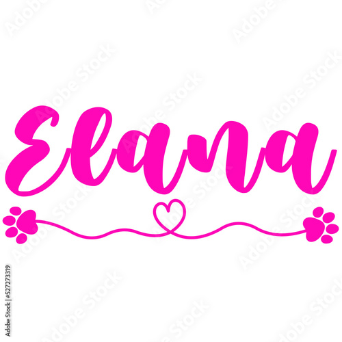 Elana Name for Baby Girl Dog photo